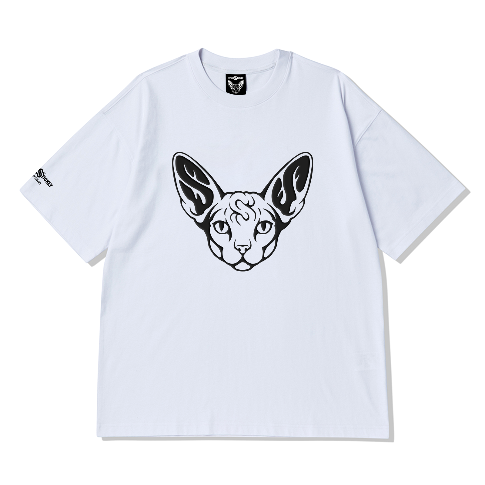 tshirt "stay near" t2 white