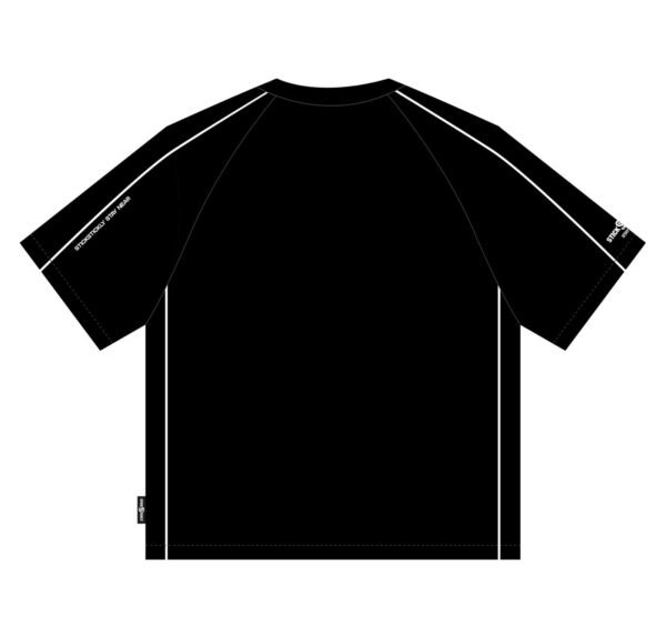 TSHIRT "STAY NEAR" - T1 BLACK STRIP - Gambar 2