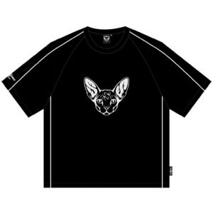 TSHIRT "STAY NEAR" - T1 BLACK STRIP