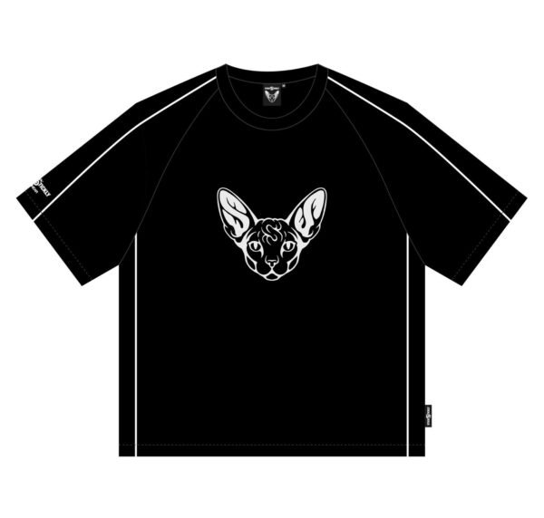 TSHIRT "STAY NEAR" - T1 BLACK STRIP