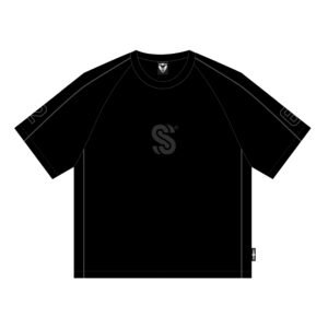 tshirt "stay near" t9 black strip