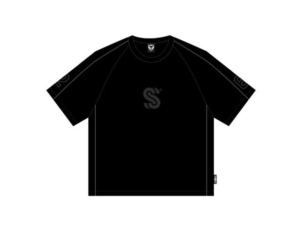tshirt "stay near" t9 black strip